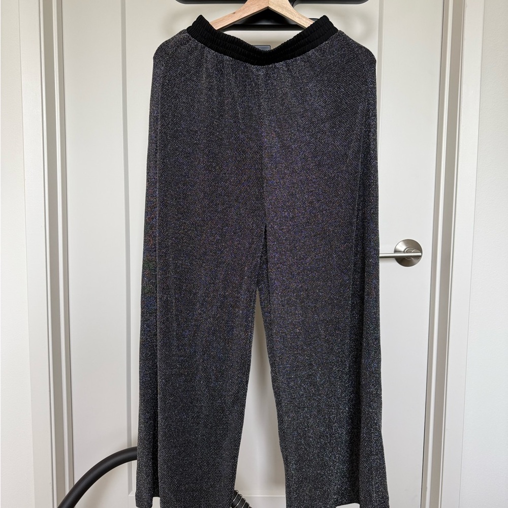 Women's Black Glitter Pants